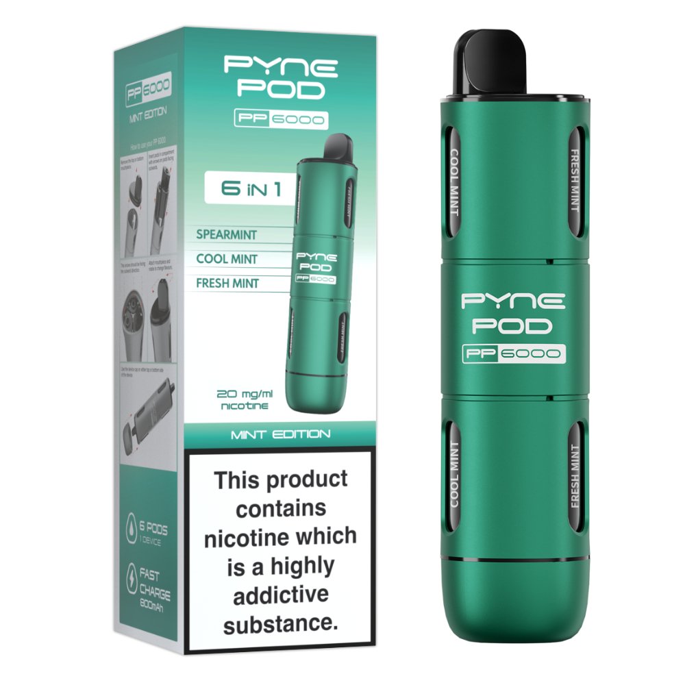 Pyne Pod - 6 In 1 Pyne Pod PP6000 Disposable Vape Pod Kit - theno1plugshop