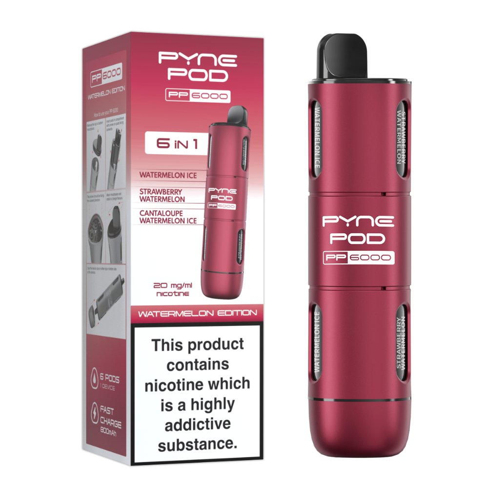 Pyne Pod - 6 In 1 Pyne Pod PP6000 Disposable Vape Pod Kit - theno1plugshop