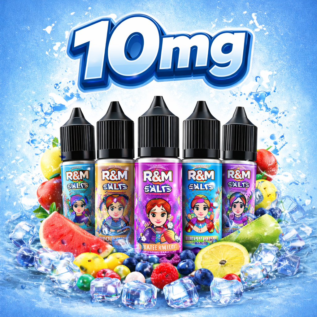 R and M 7000 Nic Salts 10ml E-liquids - (BOX OF 10)