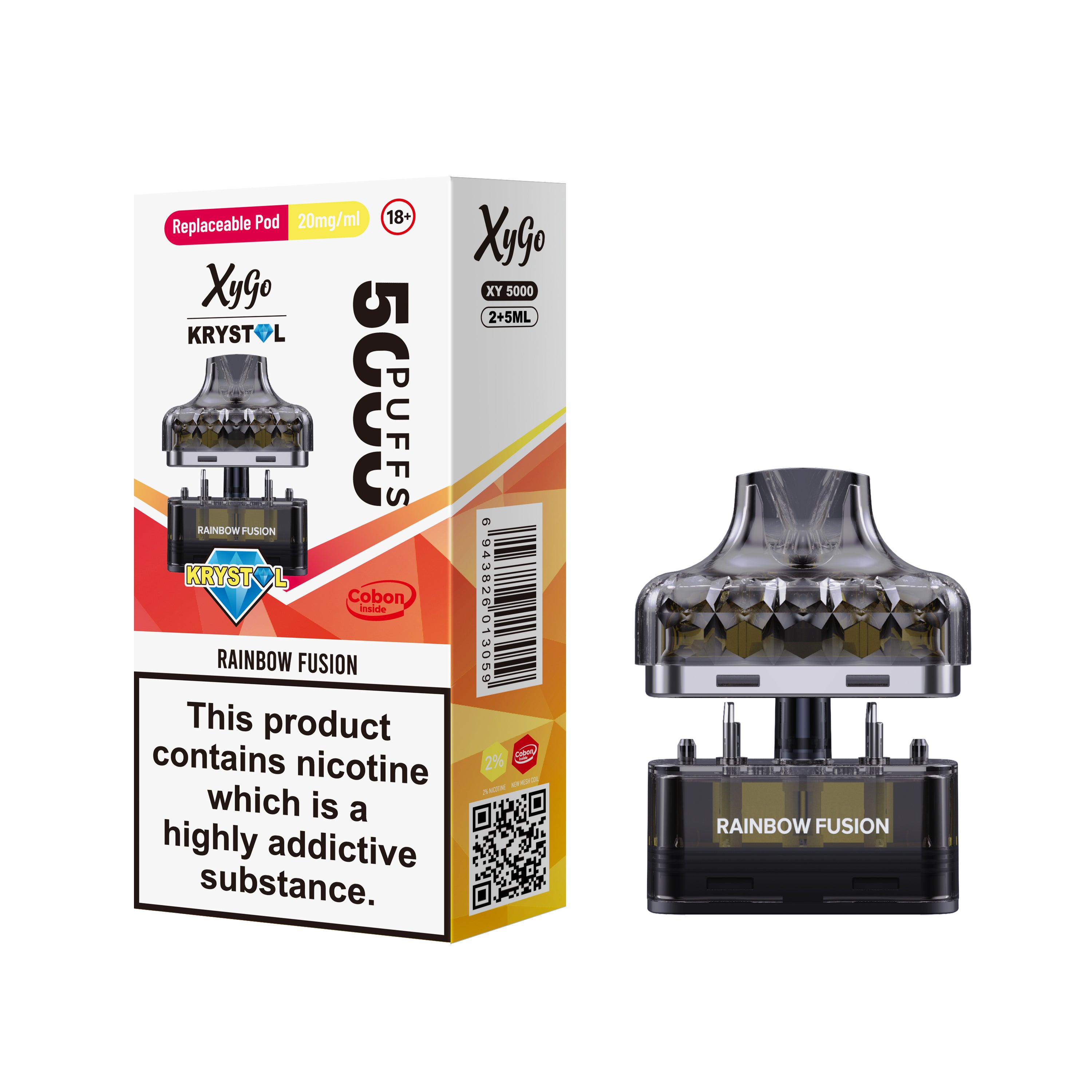 PACK OF 5 | Xygo Krystal 50k PODS