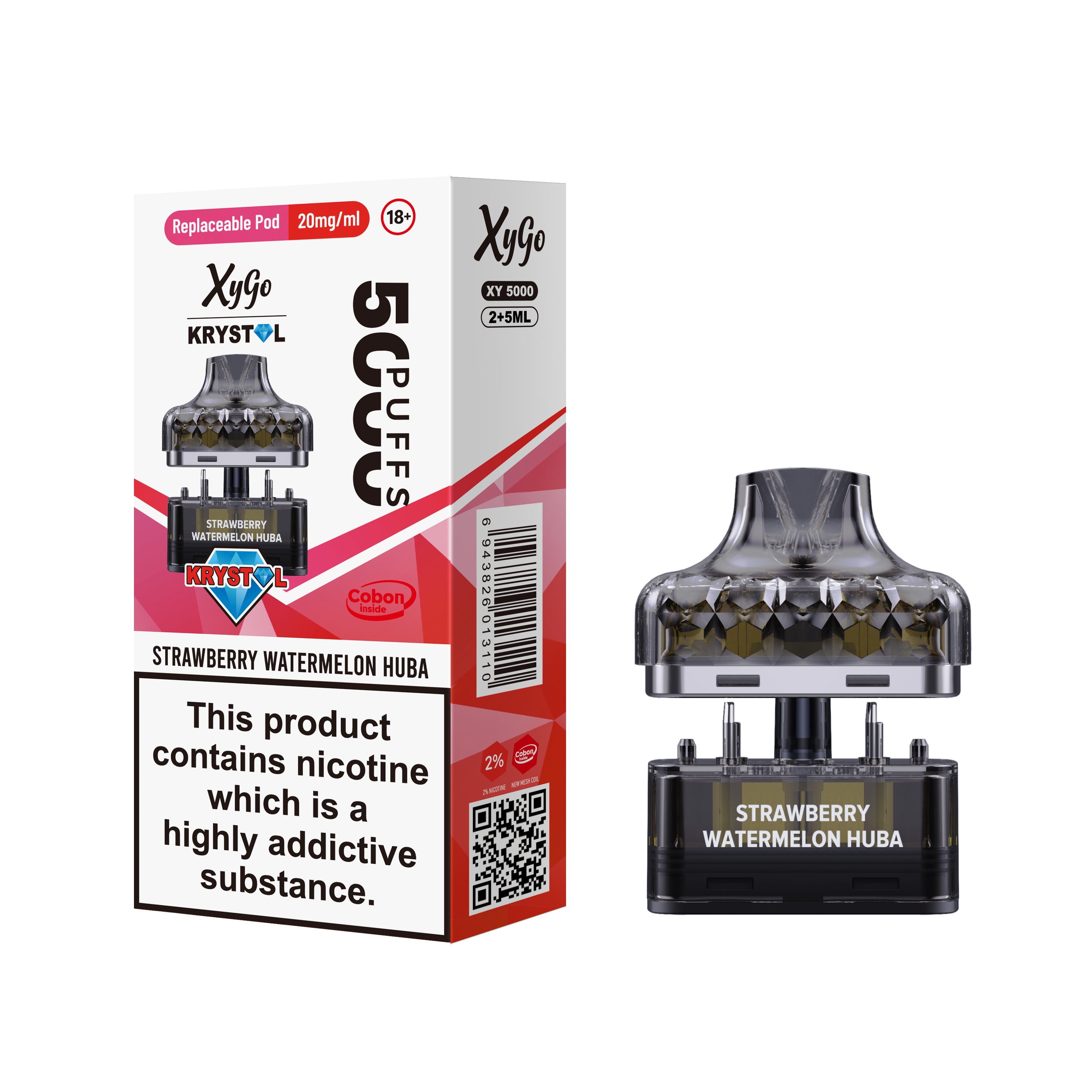 PACK OF 5 | Xygo Krystal 50k PODS