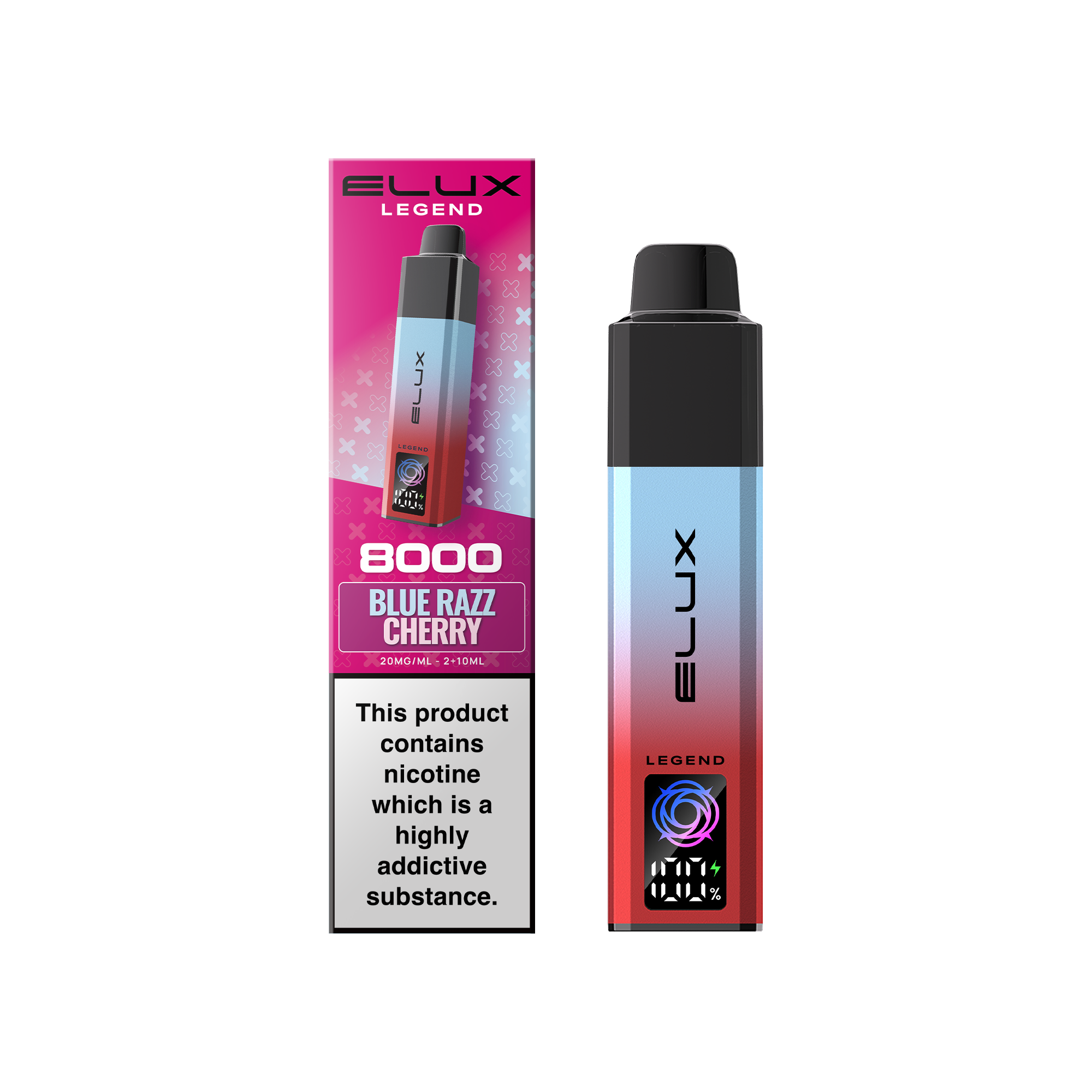 Elux Legend 8000 Pod Vape Kit Box of 5