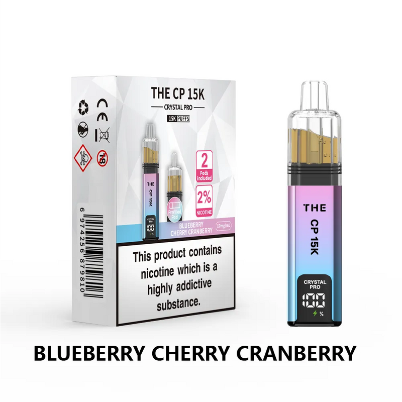 The CP 15K Prefilled VAPE by Crystal Pro (BOX OF 5)