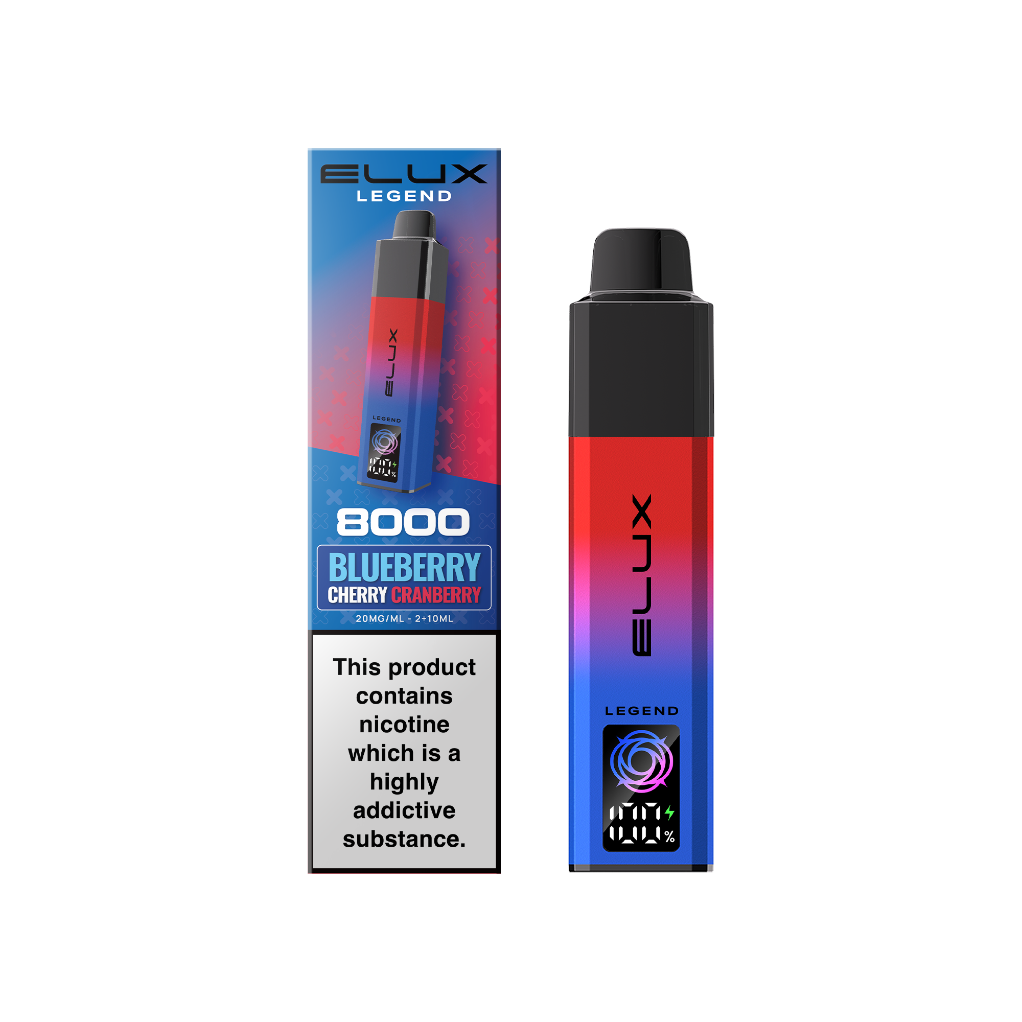 Elux Legend 8000 VAPE Kit - (BOX OF 5)