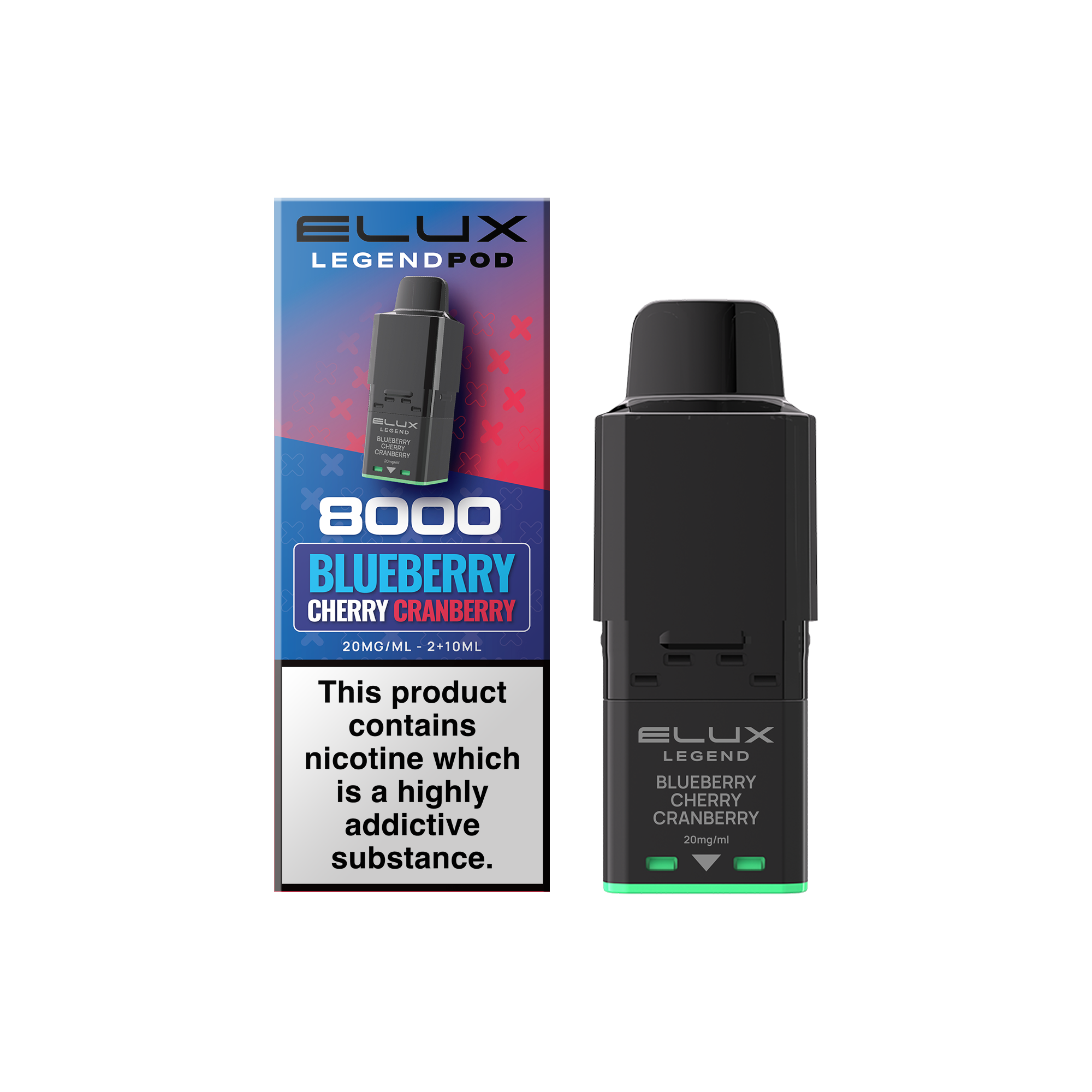 Elux Legend 8000 Refill Pods Box of 5