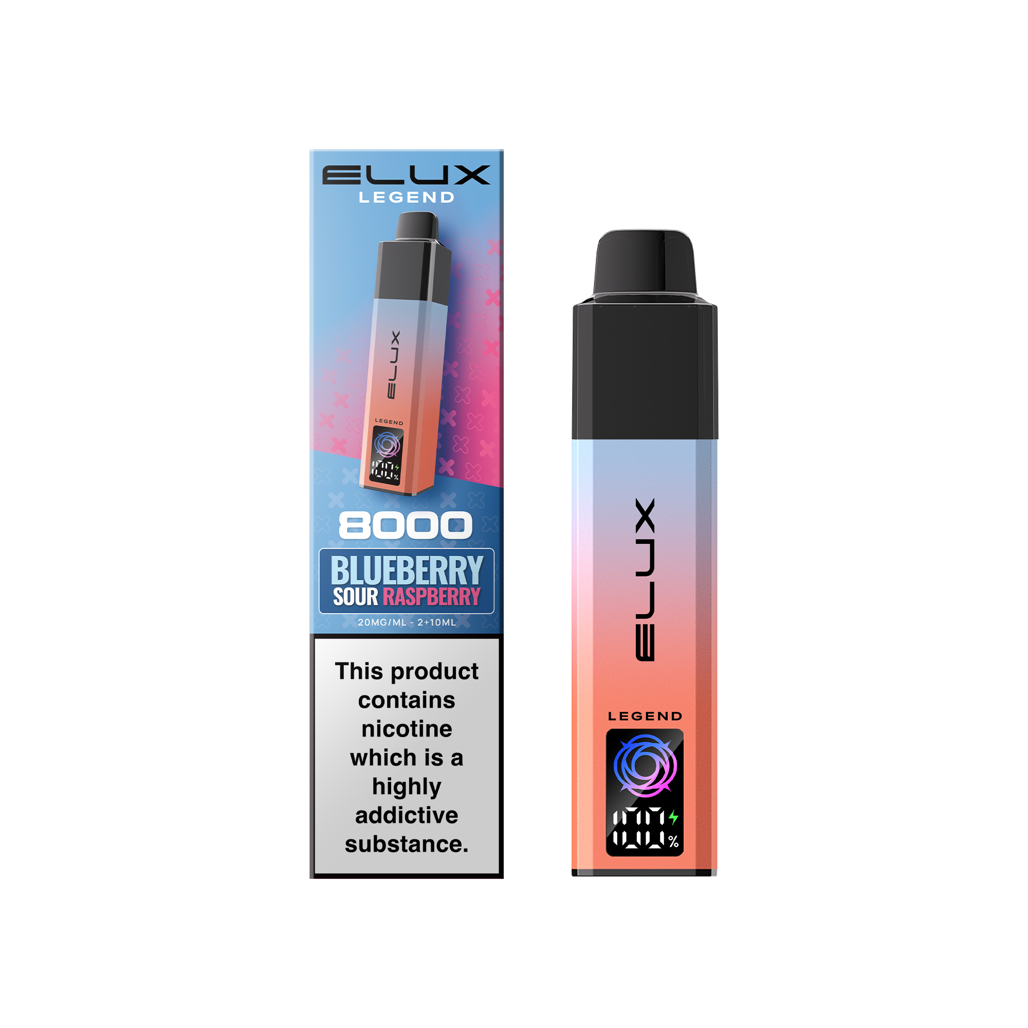 Elux Legend 8000 VAPE Kit - (BOX OF 5)