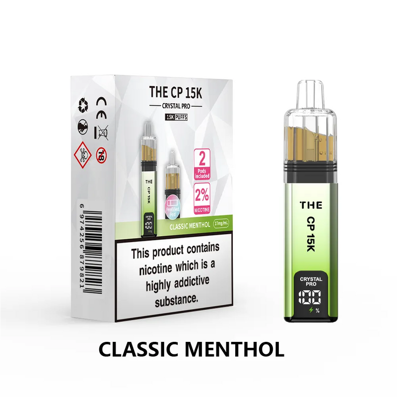 The CP 15K Prefilled VAPE by Crystal Pro (BOX OF 5)