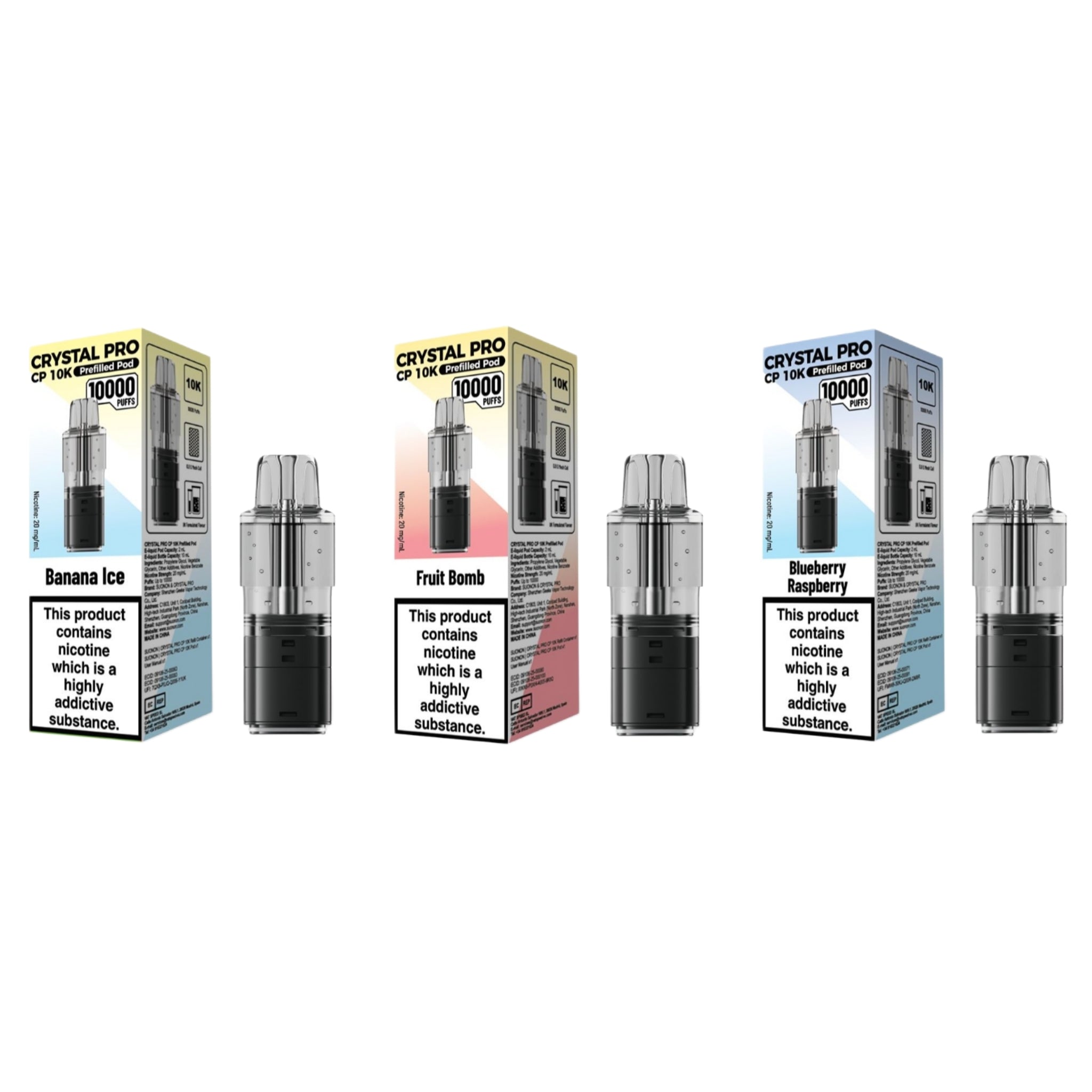 Crystal Pro CP 10k Replacement Pods