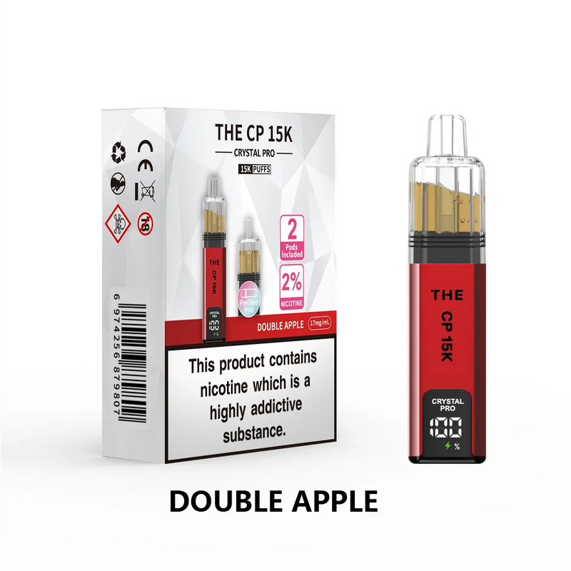 The CP 15K Prefilled VAPE by Crystal Pro (BOX OF 5)