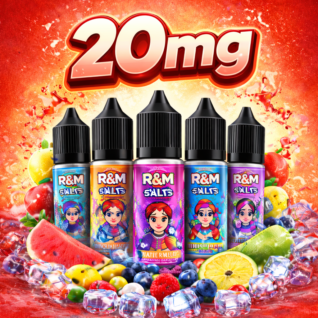 R and M 7000 Nic Salts 10ml E-liquids - (BOX OF 10)