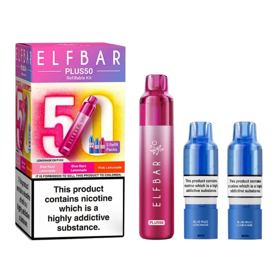 Elf Bar Plus 50 Vape Kit -Lemonade Edition