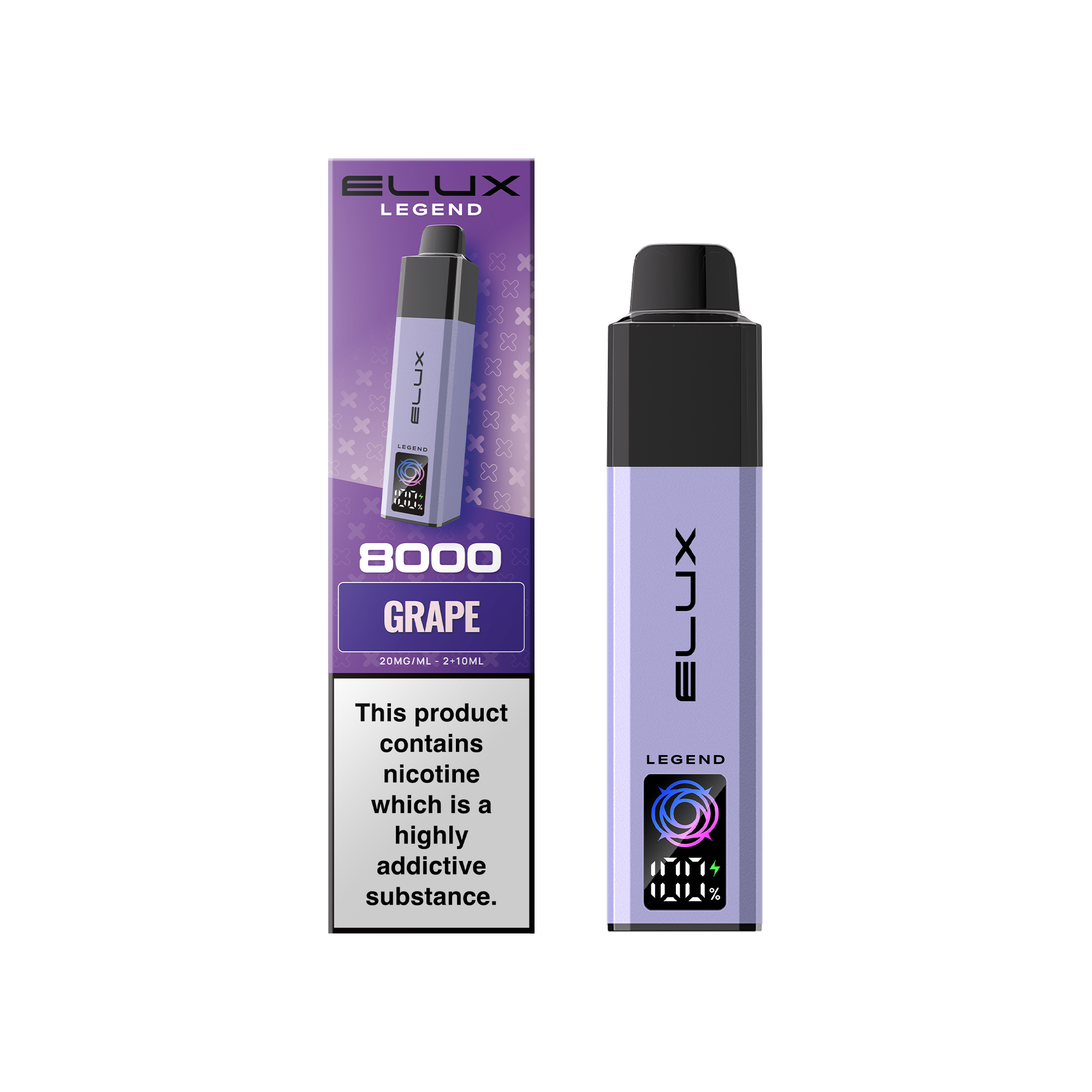 Elux Legend 8000 VAPE Kit - (BOX OF 5)