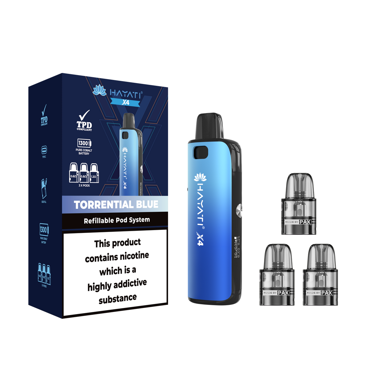 Hayati X4 Refillable Pod System Kit