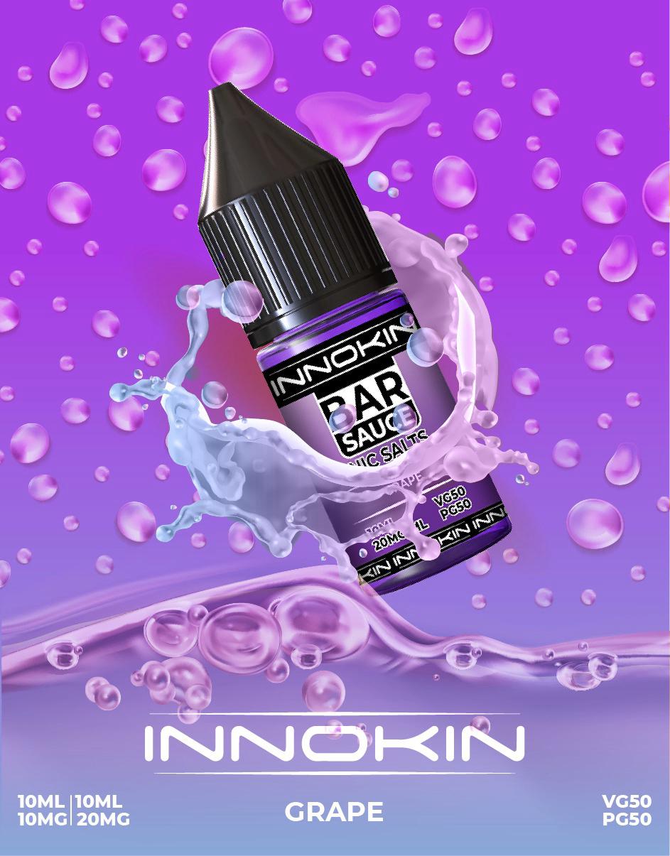Innokin Bar Sauce Nic Salts 10ml E - liquids Grape