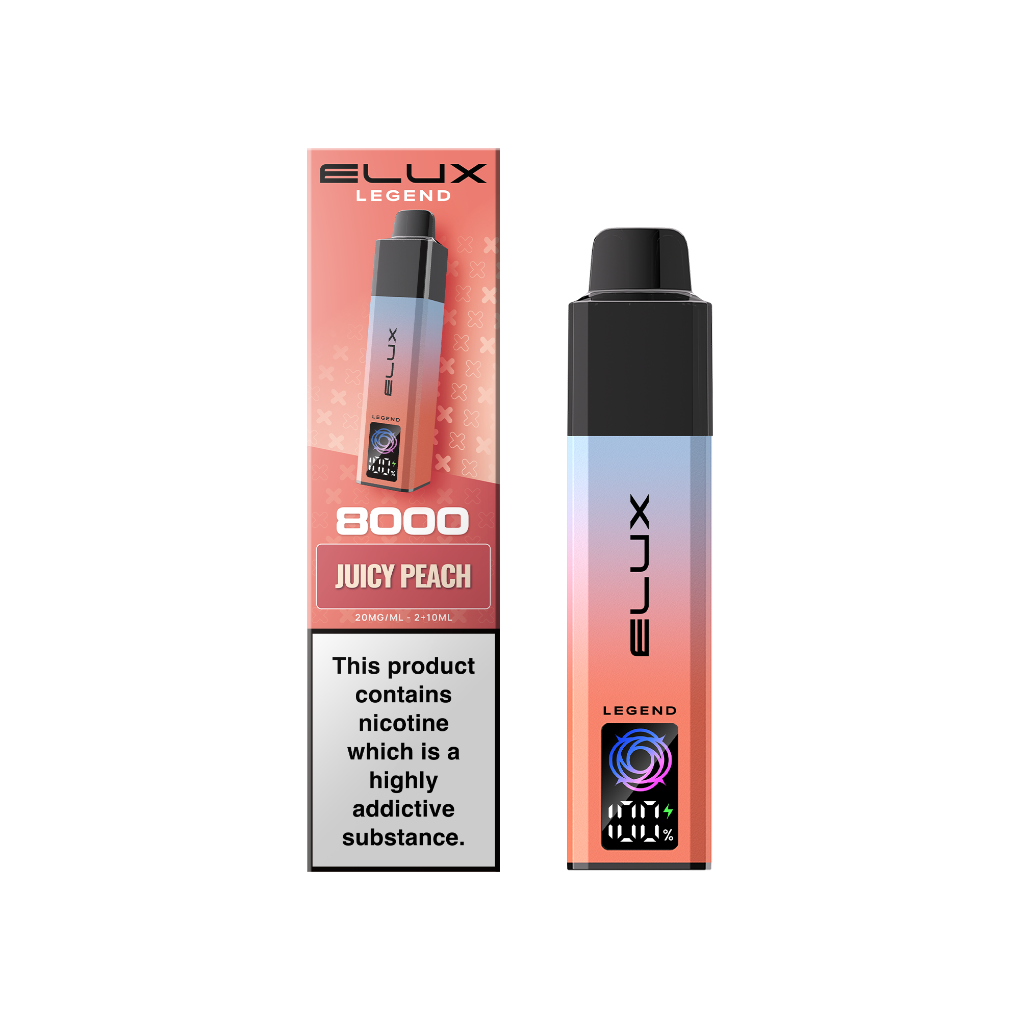 Elux Legend 8000 VAPE Kit - (BOX OF 5)