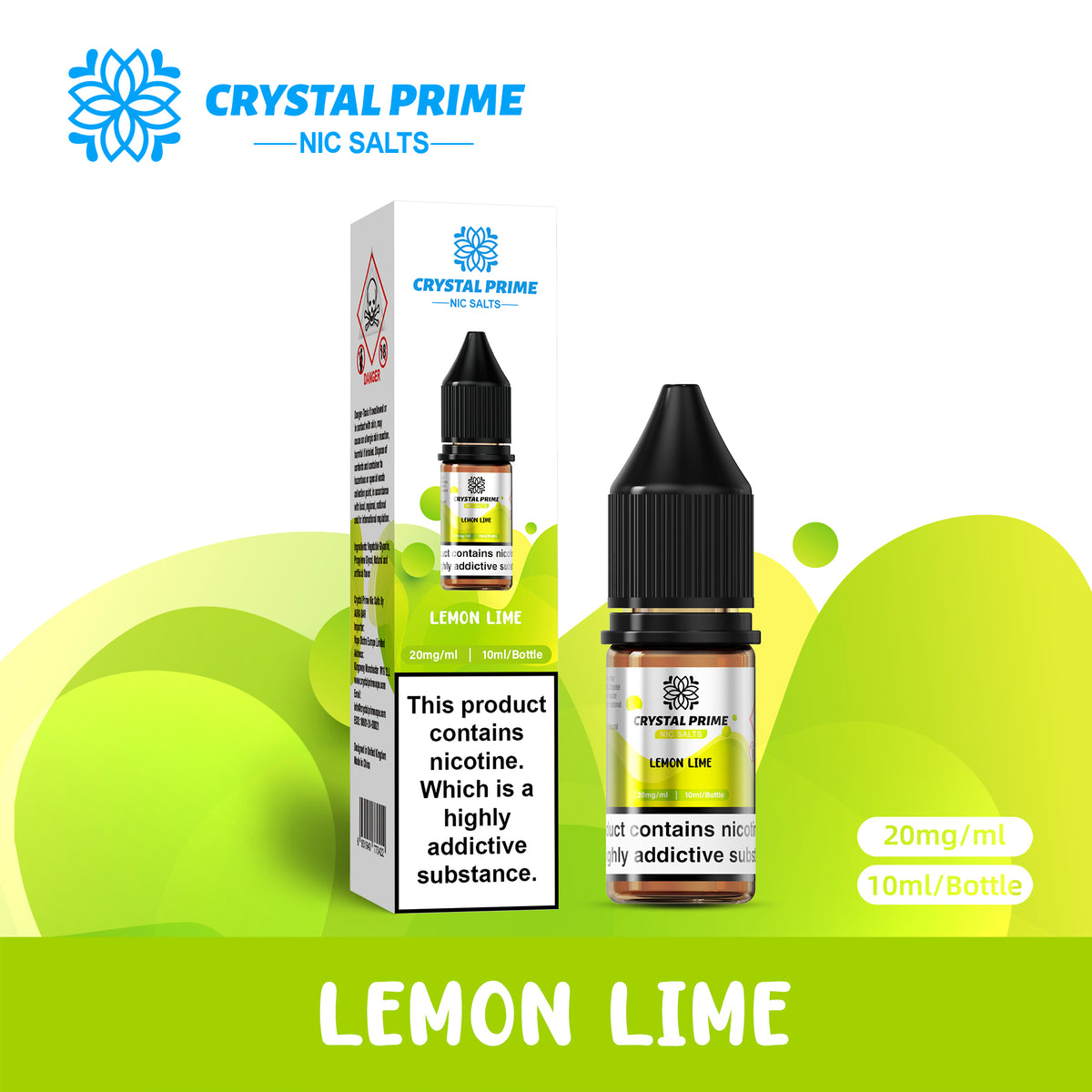 Crystal Prime 7000 Nic Salts 10ml E-liquids (BOX OF 10)