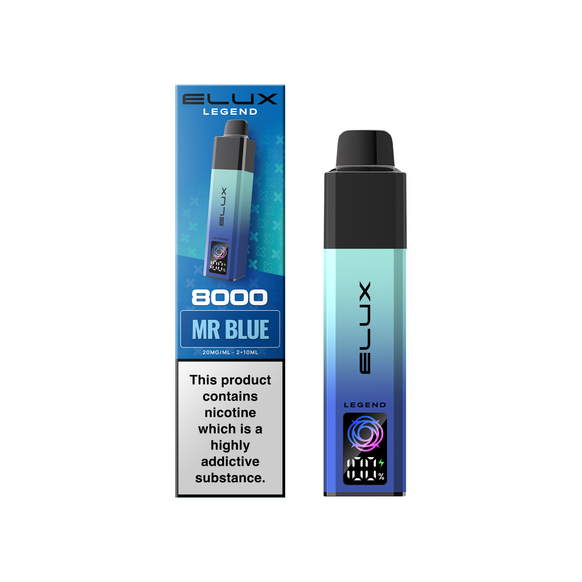Elux Legend 8000 VAPE Kit - (BOX OF 5)