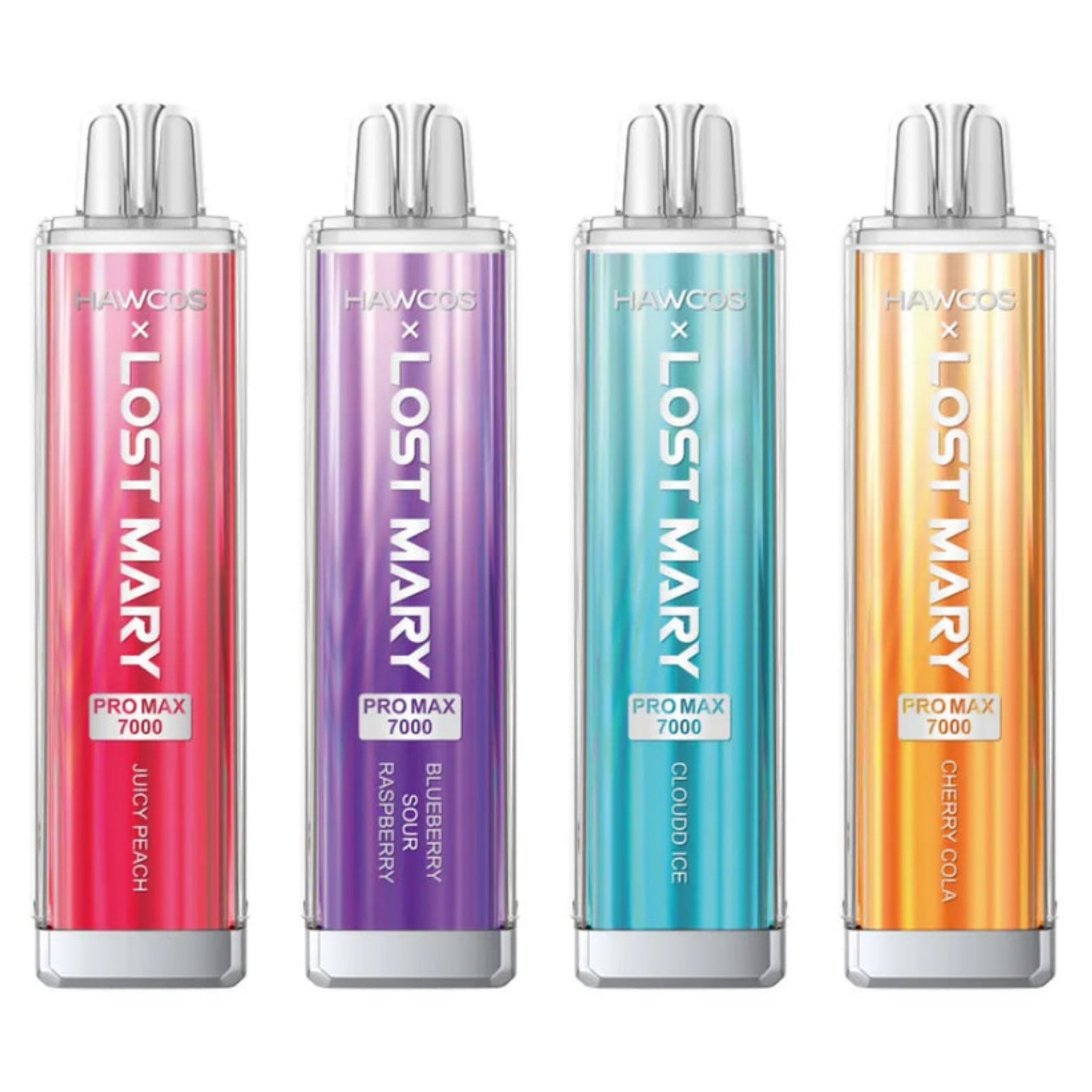 Box of 5 Hawcos x Lost Mary Pro Max 7000 Prefilled Pod Kit