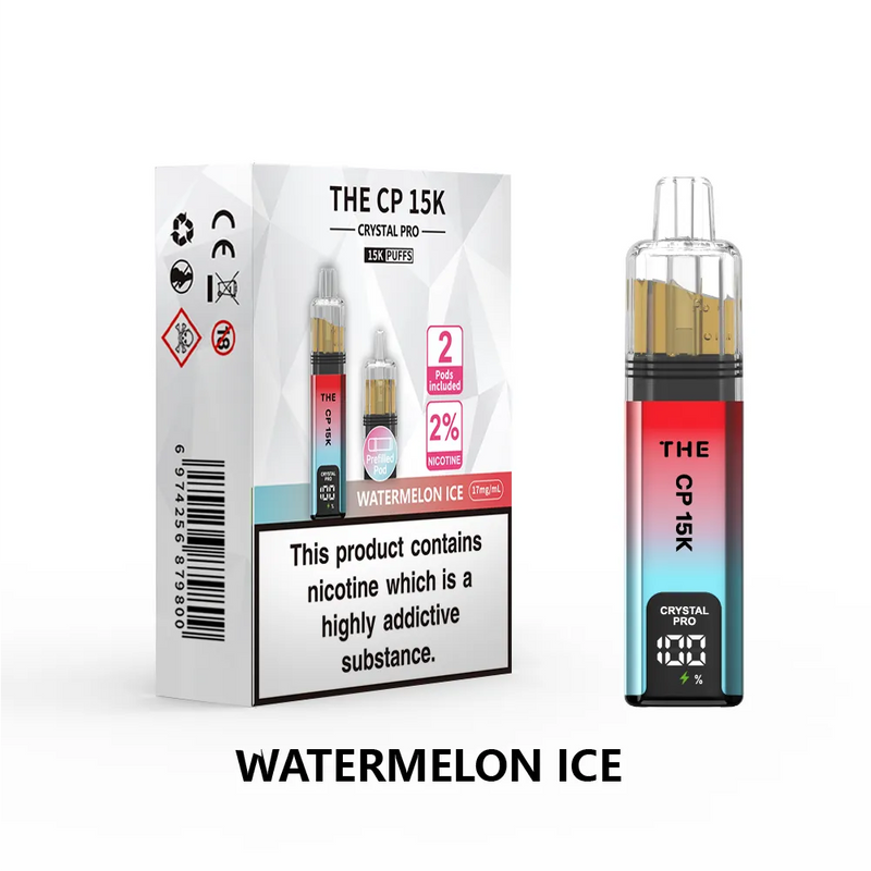The CP 15K Prefilled VAPE by Crystal Pro (BOX OF 5)