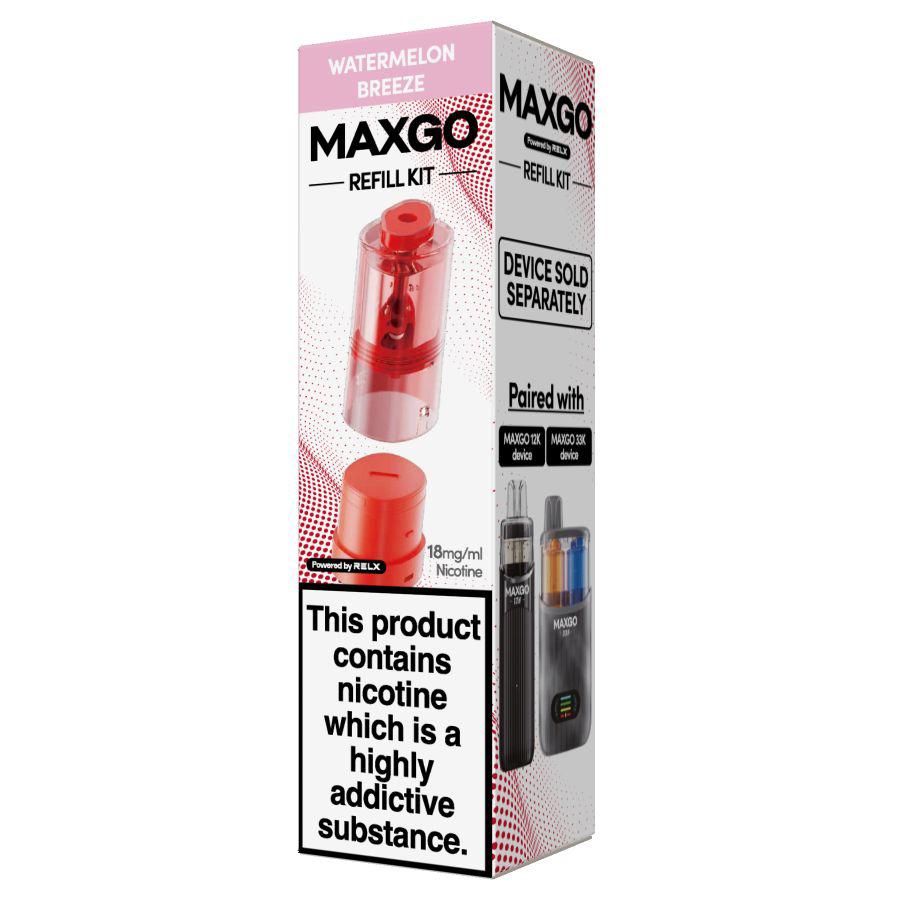 Relx Maxgo 33k & 12k Replacement PODS (BOX OF 5)