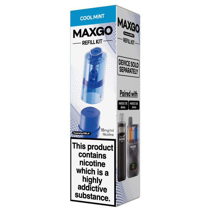Relx Maxgo 33k & 12k Replacement PODS (BOX OF 5)