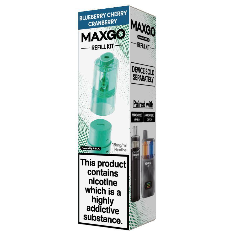 Relx Maxgo 33k & 12k Replacement PODS (BOX OF 5)