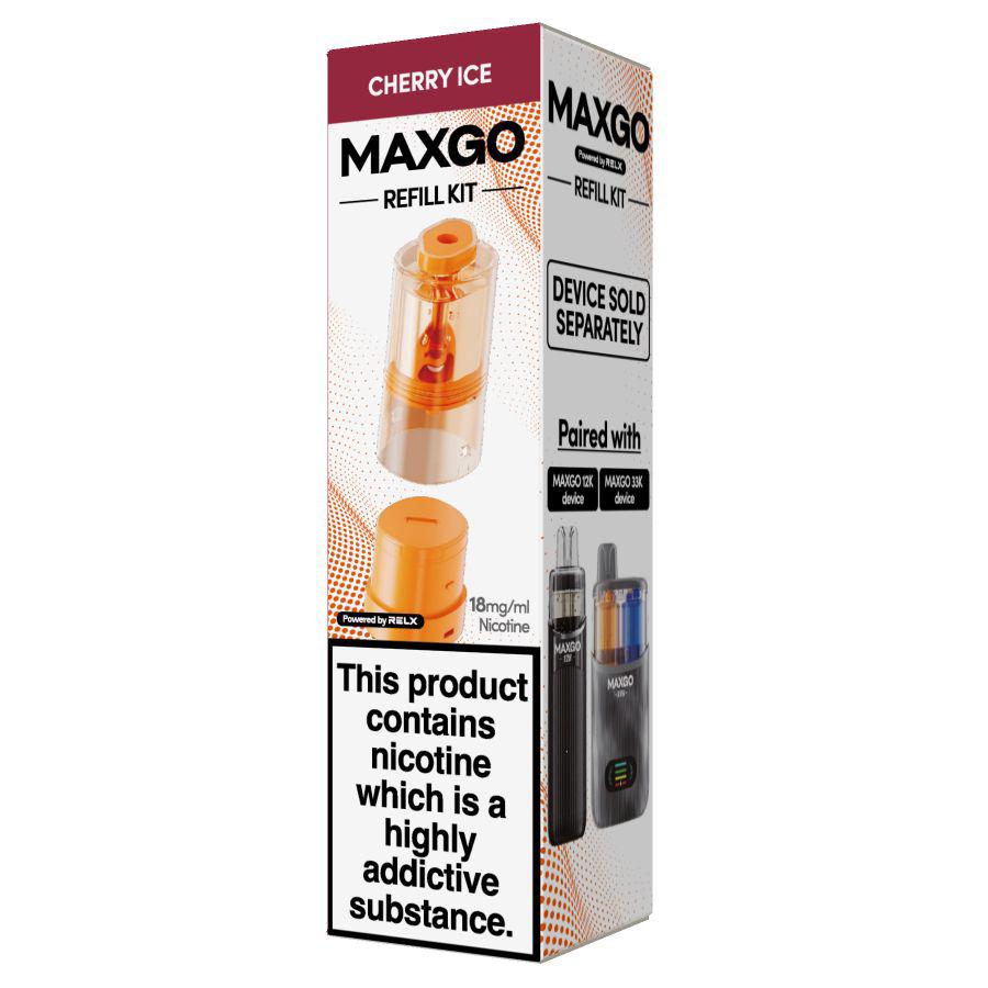 Relx Maxgo 33k & 12k Replacement PODS (BOX OF 5)