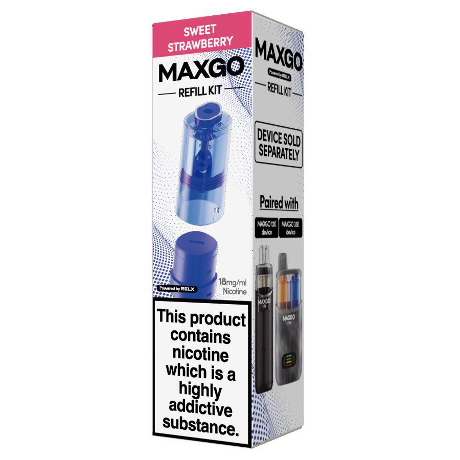 Relx Maxgo 33k & 12k Replacement PODS (BOX OF 5)