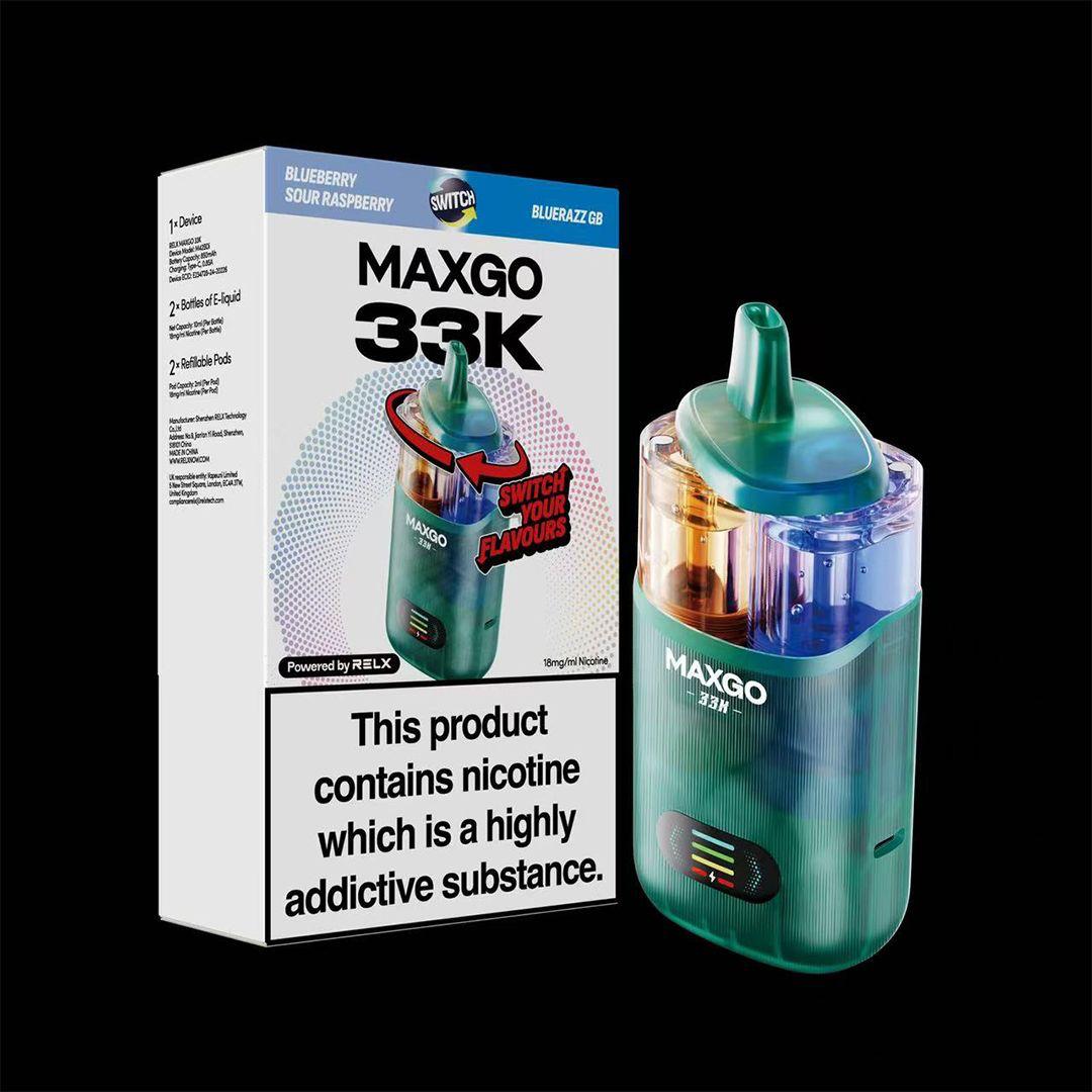 RELX MaxGO 33k Prefilled Vape Kit (BOX OF 5)