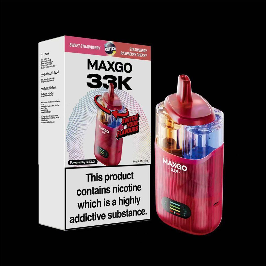 RELX MaxGO 33k Prefilled Vape Kit (BOX OF 5)