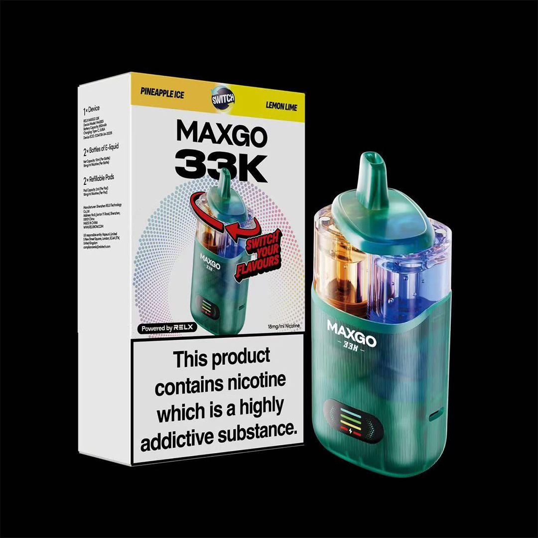 RELX MaxGO 33k Prefilled Vape Kit (BOX OF 5)