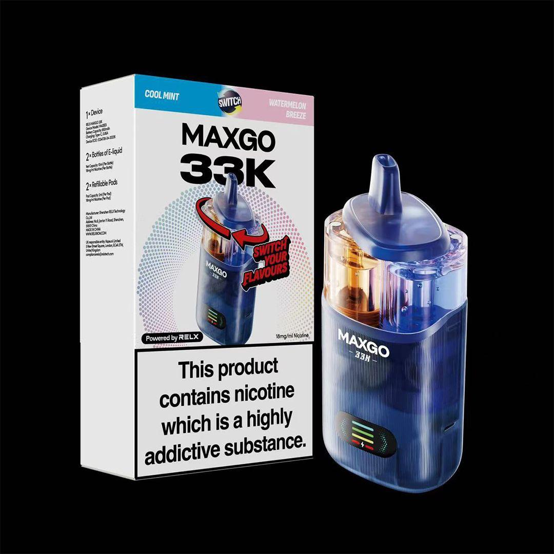 RELX MaxGO 33k Prefilled Vape Kit (BOX OF 5)