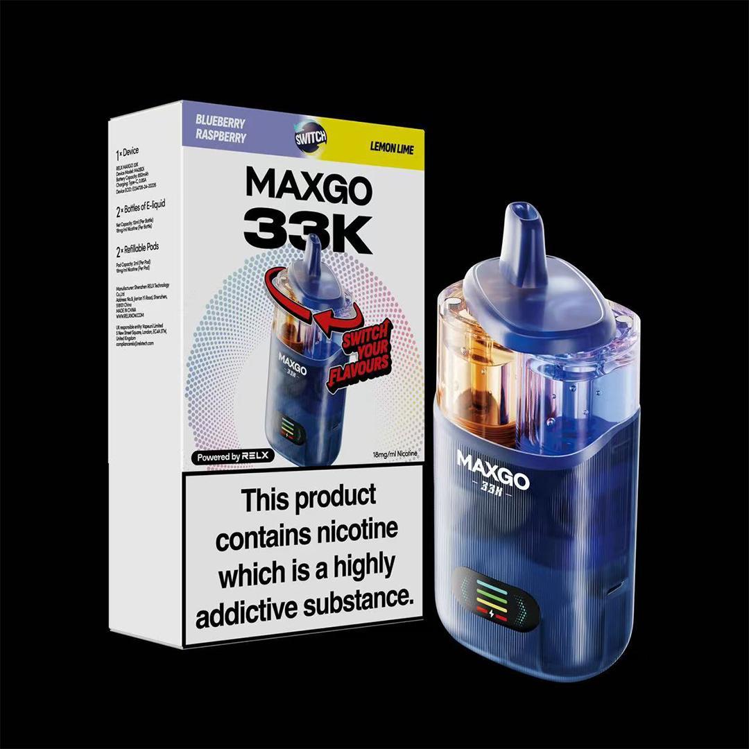 RELX MaxGO 33k Prefilled Vape Kit (BOX OF 5)