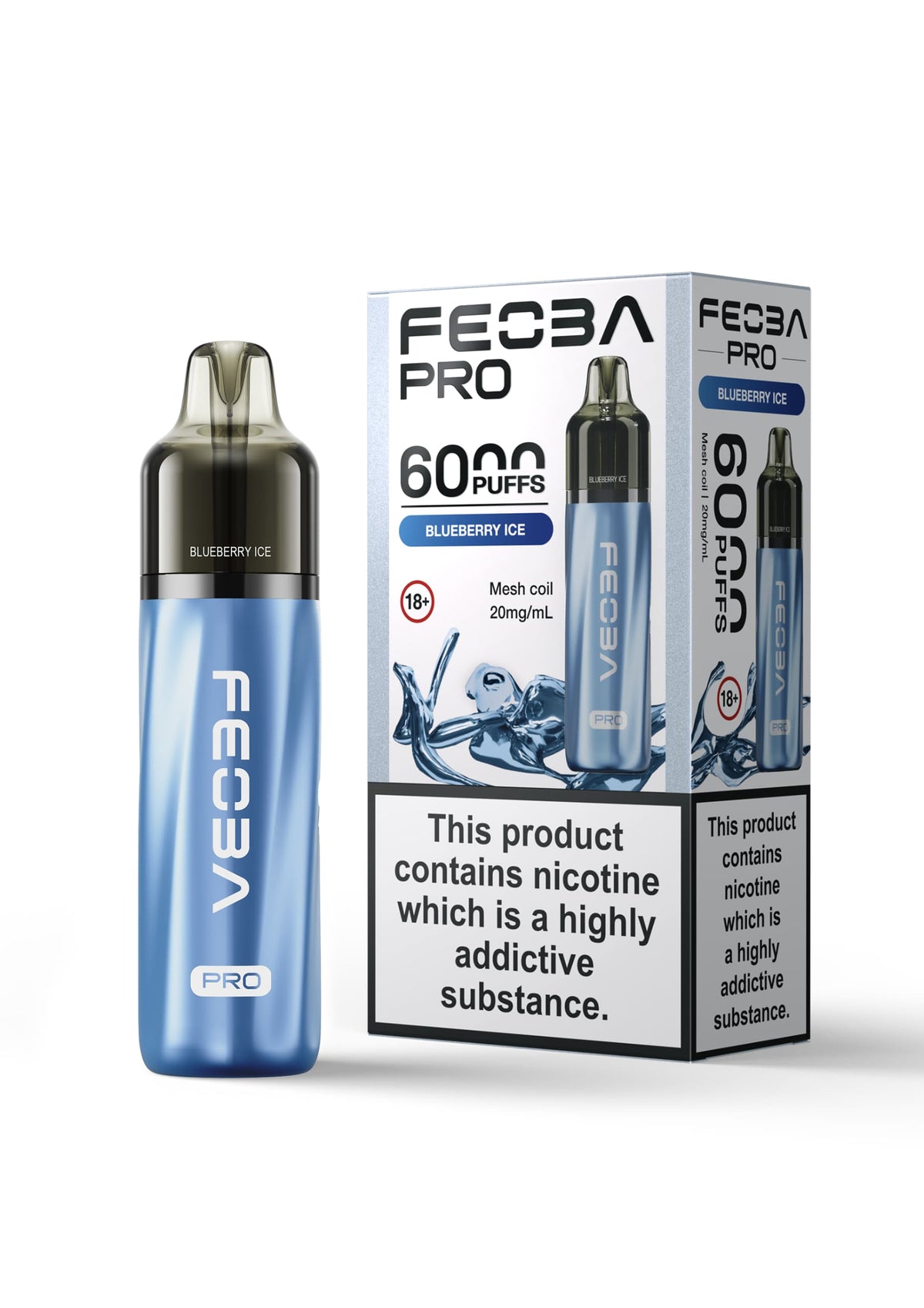 Feoba Pro 6000+ Disposbale Vape Box of 5