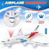 Unbranded - Air bou - Battery Operated Toy Plane With LED Lights & Sound - The No1 Plug