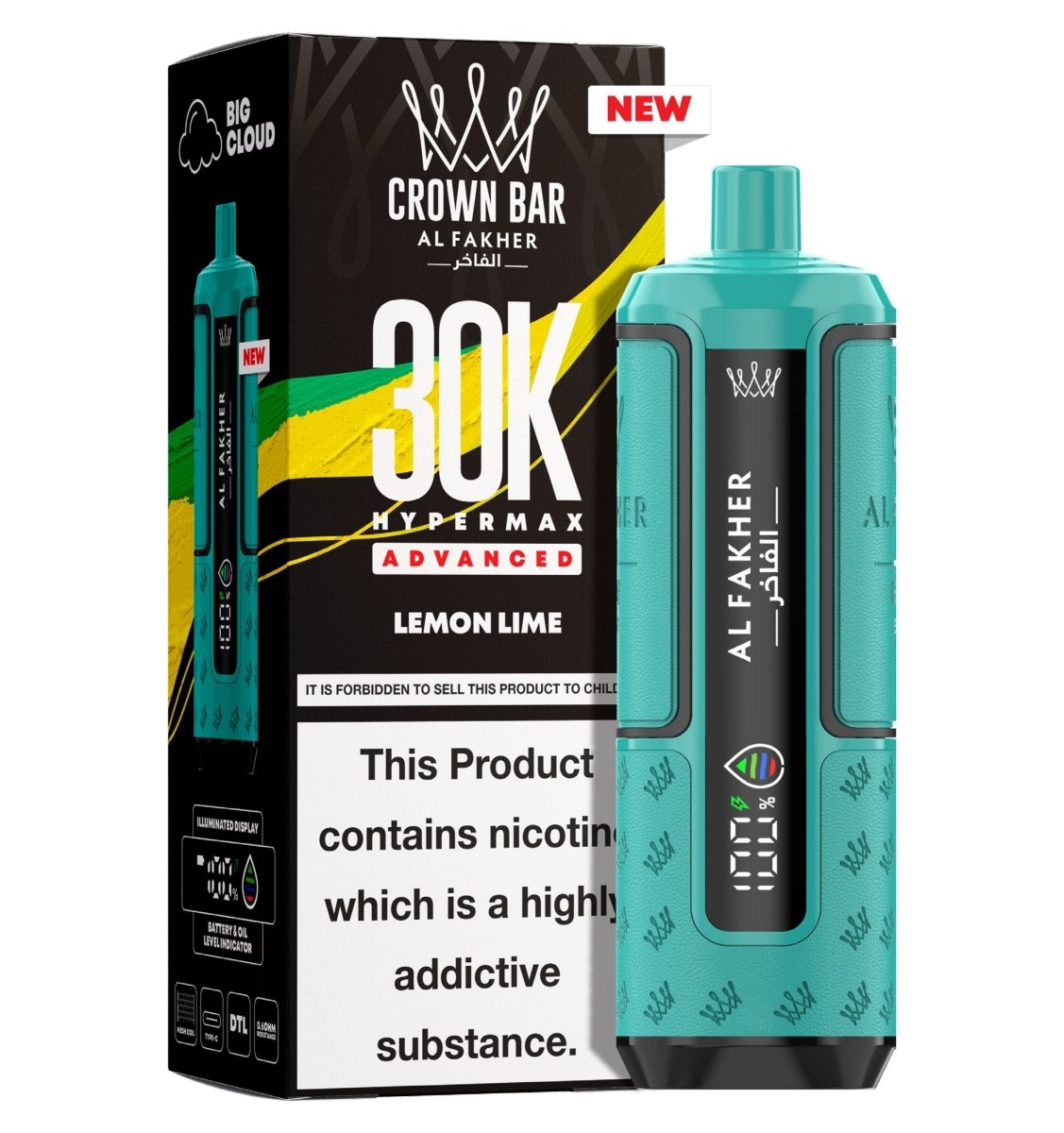 Al Fakher - Al Fakher 30K Hypermax Prefilled Vapes - 5 Pack Deal - The No1 Plug
