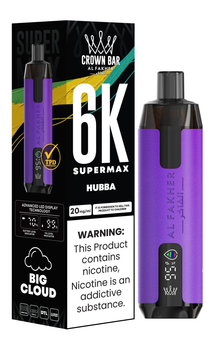 Al Fakher - Al Fakher Supermax 6000 Disposable Vape (Box of 10) - theno1plugshop