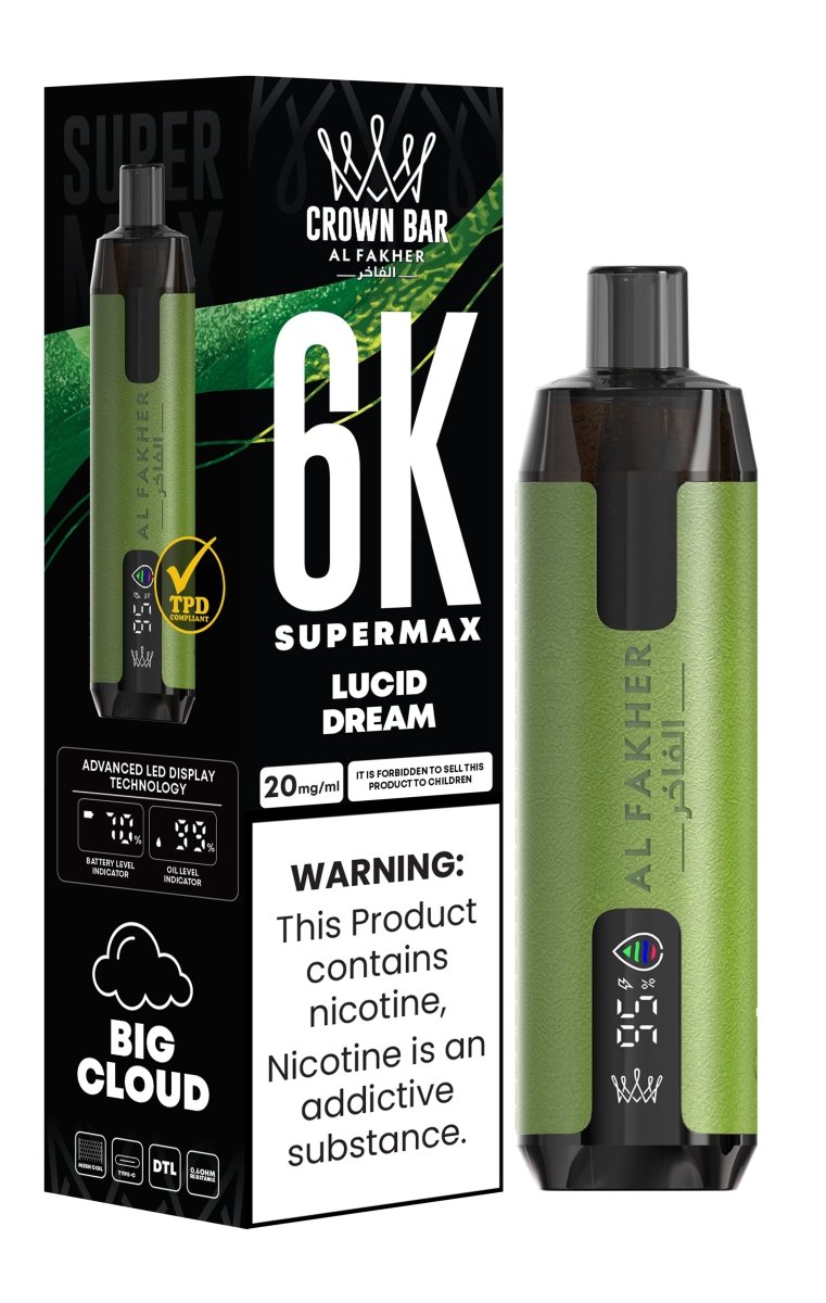 Al Fakher - Al Fakher Supermax 6000 Disposable Vape (Box of 10) - theno1plugshop