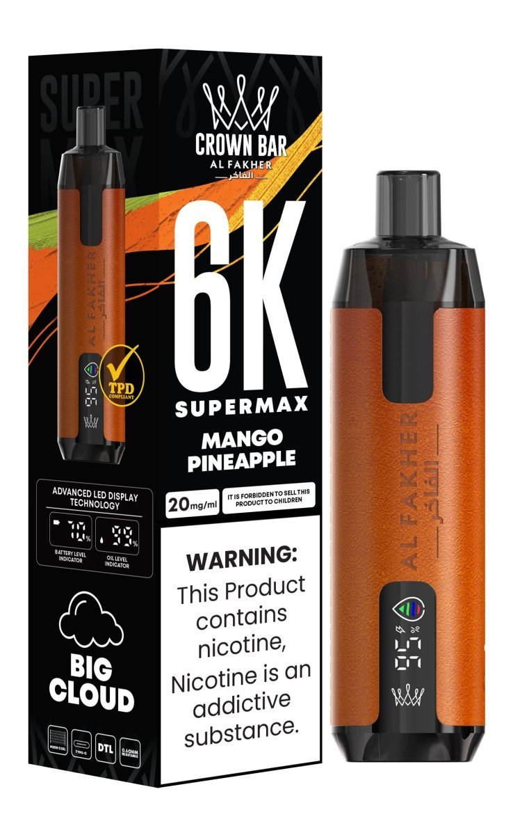 Al Fakher - Al Fakher Supermax 6000 Disposable Vape (Box of 10) - theno1plugshop