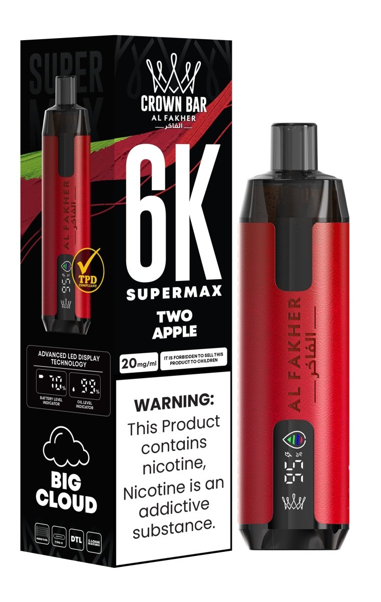 Al Fakher - Al Fakher Supermax 6000 Disposable Vape (Box of 10) - theno1plugshop