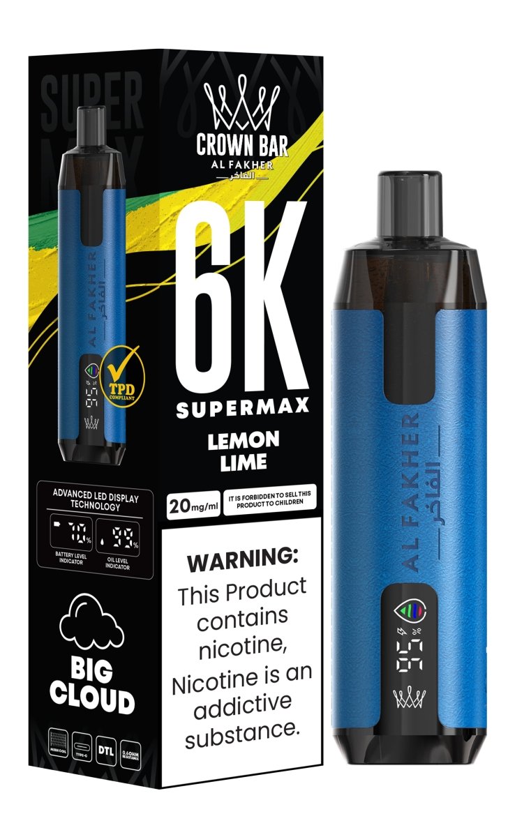 Al Fakher - Al Fakher Supermax 6000 Disposable Vape (Box of 10) - theno1plugshop