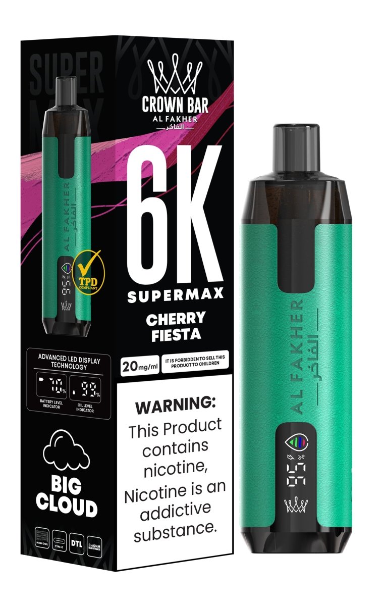 Al Fakher - Al Fakher Supermax 6000 Disposable Vape (Box of 10) - theno1plugshop