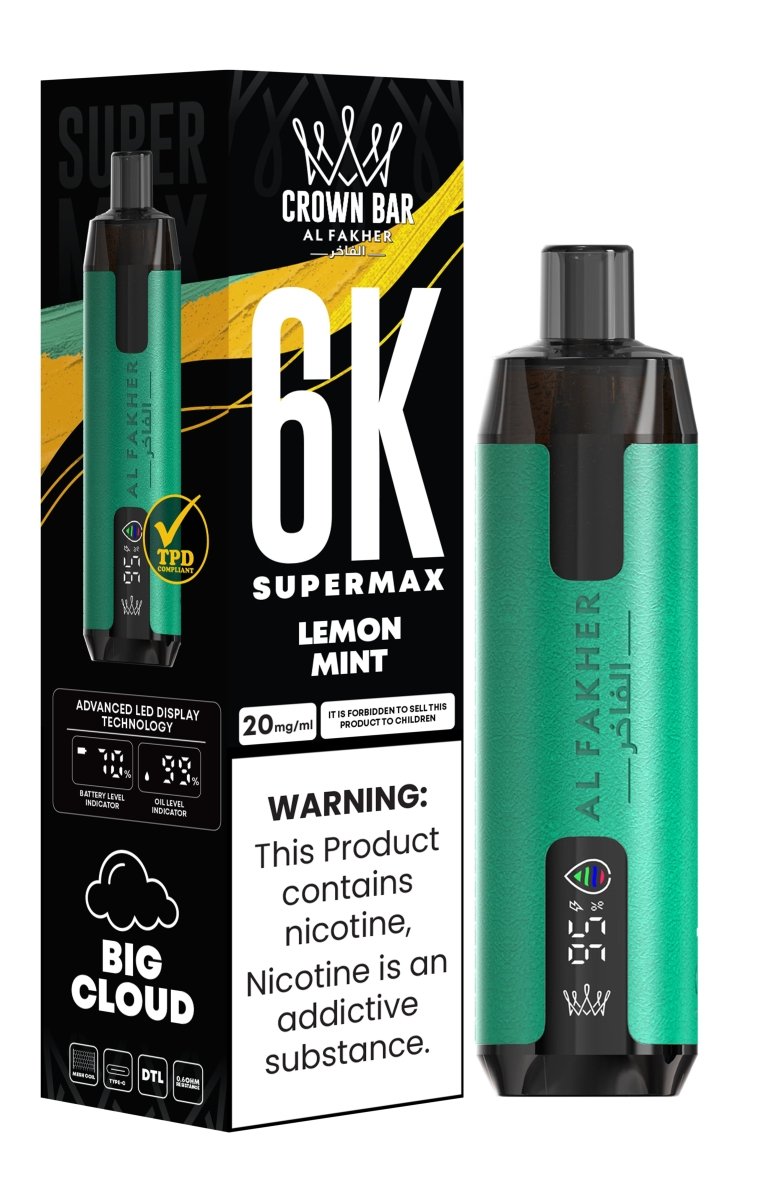 Al Fakher - Al Fakher Supermax 6000 Disposable Vape (Box of 10) - theno1plugshop