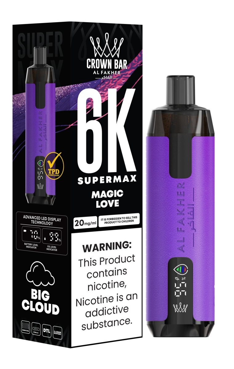 Al Fakher - Al Fakher Supermax 6k Puffs Disposable Vape - theno1plugshop