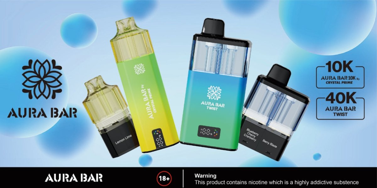 Aura Bar - Aura Bar Twist 40K Prefilled Pod Vape - The No1 Plug
