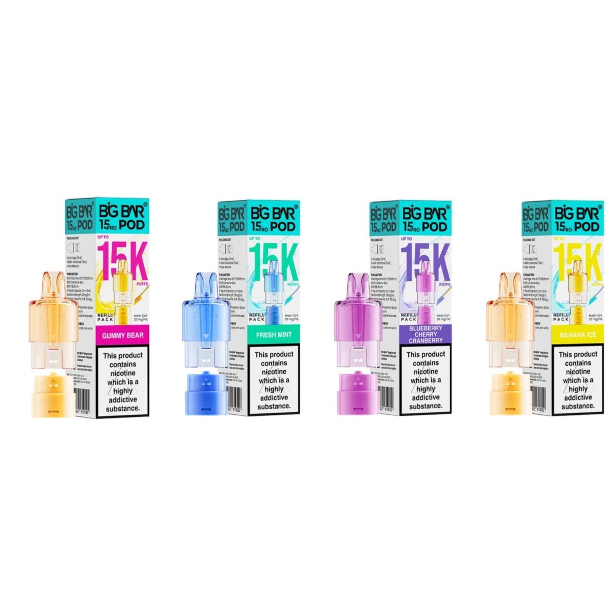 Big Bar - Big Bar 15000 Puff Replacement Pods - The No1 Plug