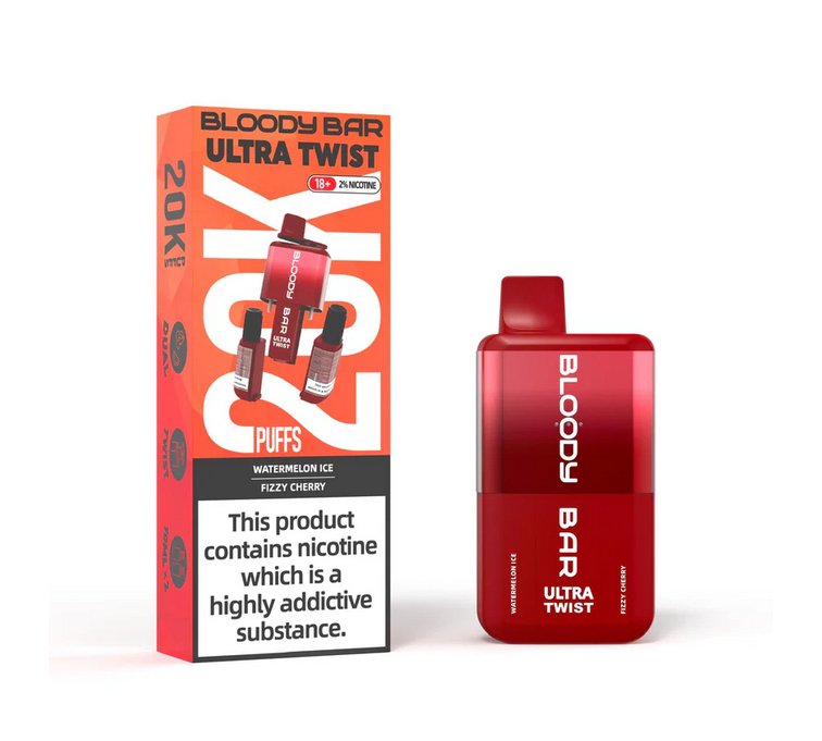 Bloody Mary - Bloody Bar Ultra Twist 20000 Puffs Disposable Vape Box of 5 - theno1plugshop