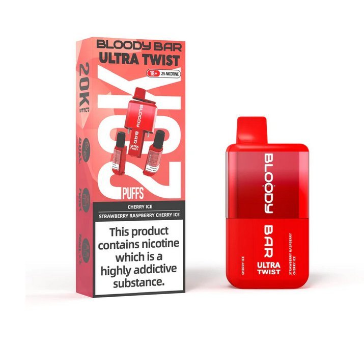 Bloody Mary - Bloody Bar Ultra Twist 20000 Puffs Disposable Vape Box of 5 - theno1plugshop