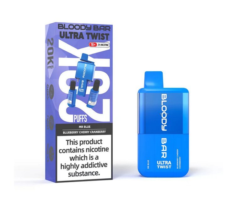 Bloody Mary - Bloody Bar Ultra Twist 20000 Puffs Disposable Vape Box of 5 - theno1plugshop