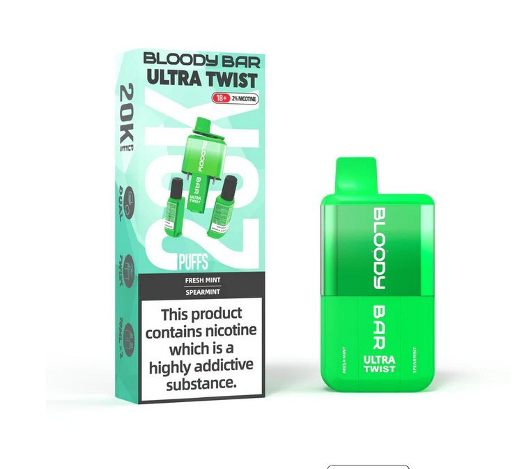 Bloody Mary - Bloody Bar Ultra Twist 20000 Puffs Disposable Vape Box of 5 - theno1plugshop